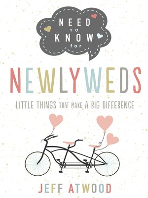 cover image of Need to Know for Newlyweds